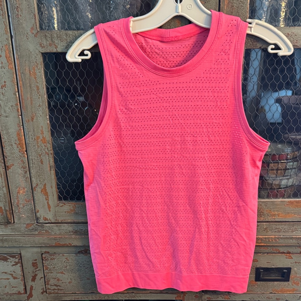Lululemon Athletica Vibrant Pink Tank Top